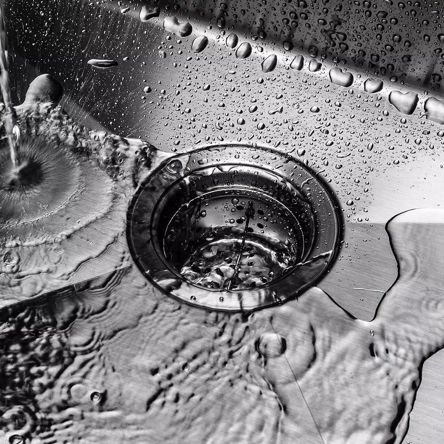 Drop-In Kitchen Sink, 25x22 Topmount Sink Deep Bowl Stainless Steel with One Hole (Handmade)