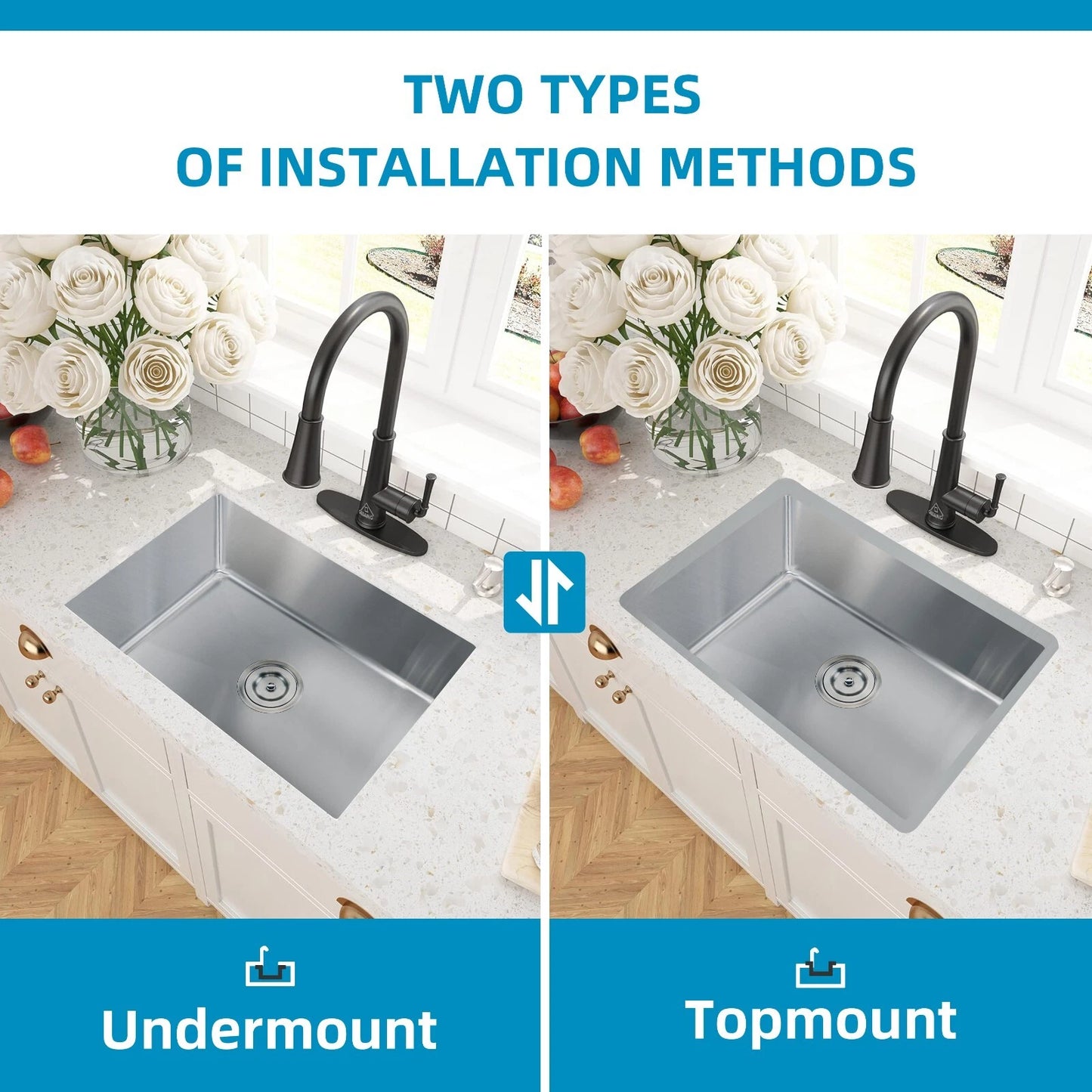 Premium 32” x 19” Undermount Kitchen Sink – Single Bowl Stainless Steel
