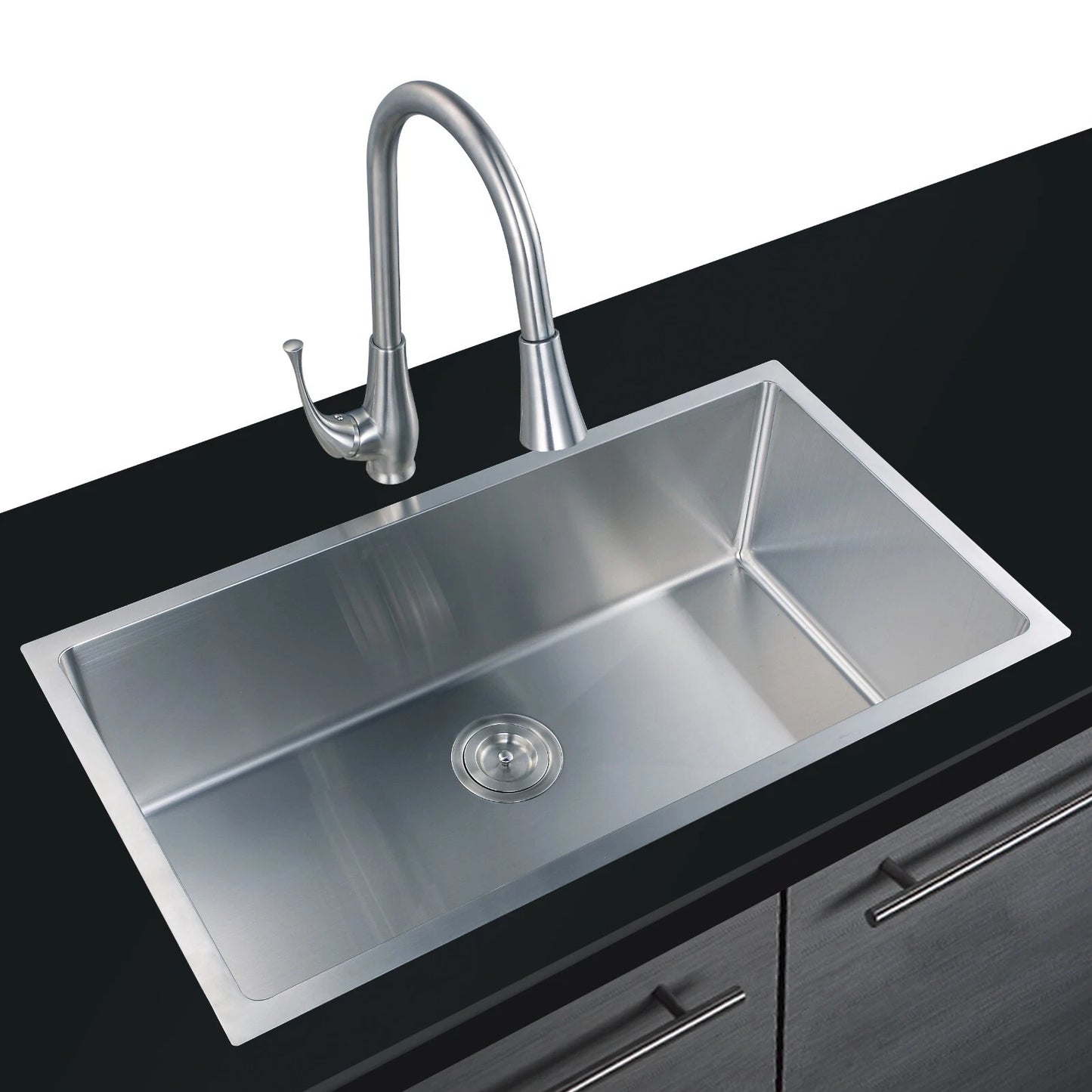 Premium 32” x 19” Undermount Kitchen Sink – Single Bowl Stainless Steel
