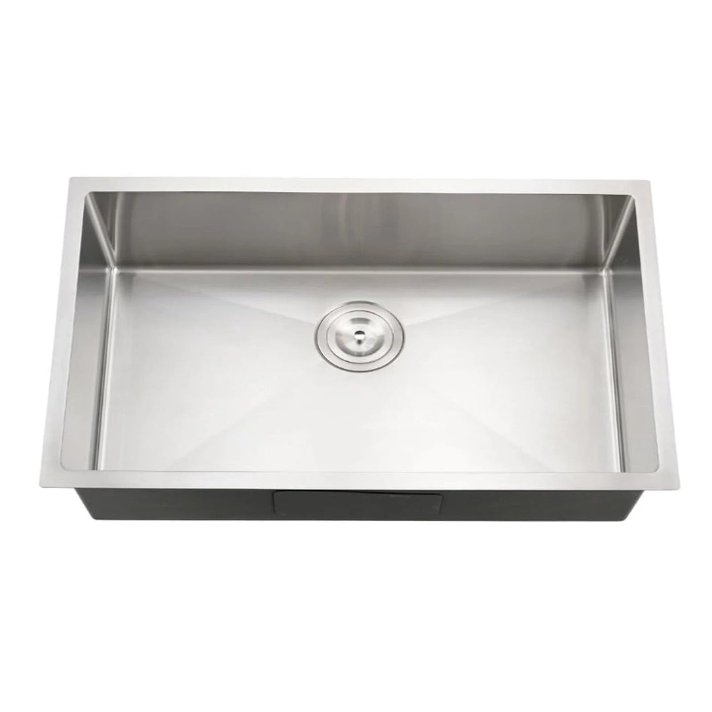 30” x 18” Undermount Kitchen Sink – Single Bowl, Premium Stainless Steel